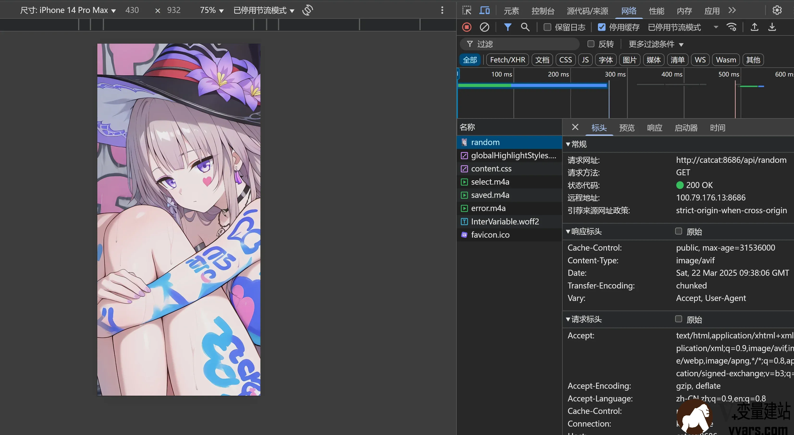 动漫少女化妆，身上涂鸦涂装