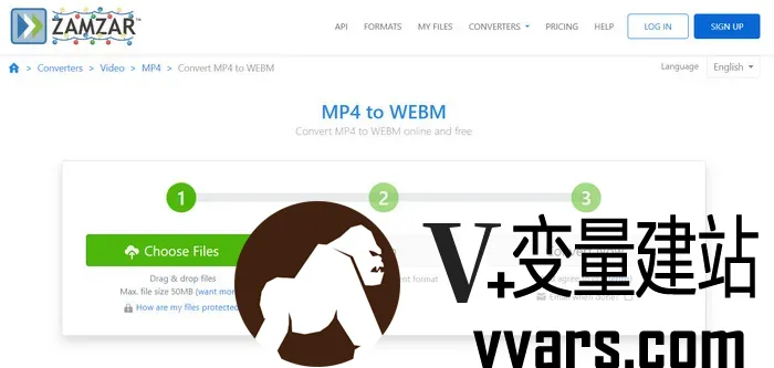 zamzar-mp4-webm-choose-file_Zamzar MP4 WebM 选择文件